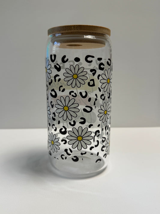 16oz Glass single wall with empowering wrap