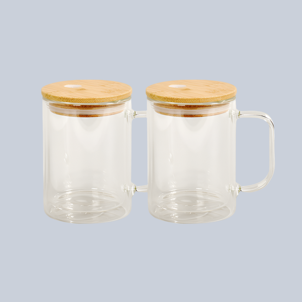 15oz Glass snow globe Mug