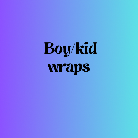 Boy Kid Wraps