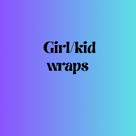 Girl Kid Wraps