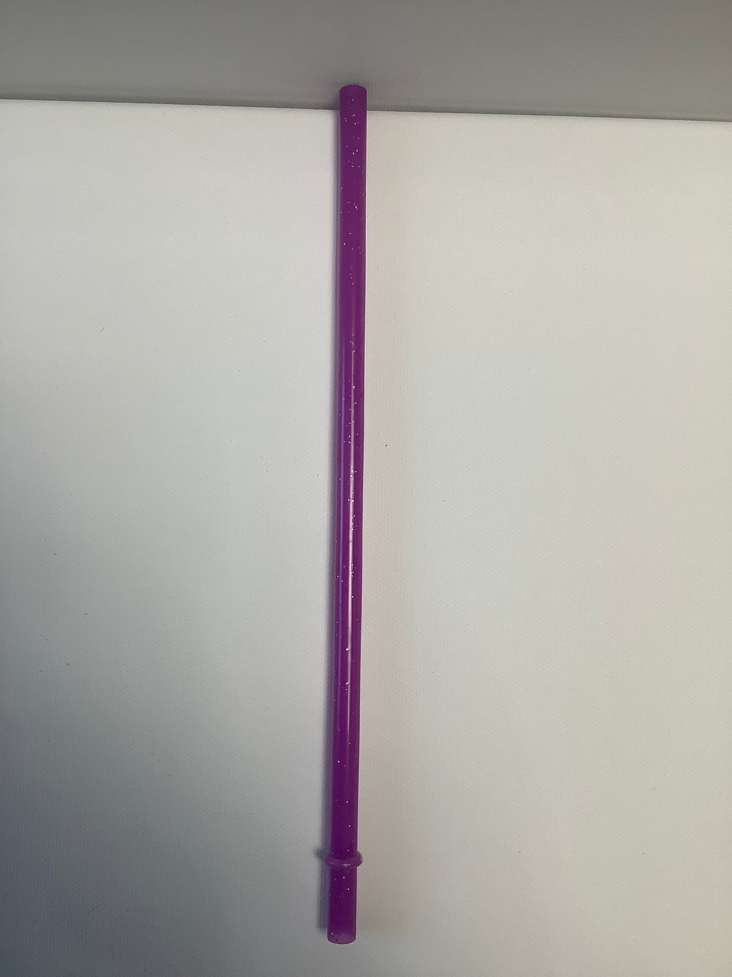 Plastic glitter Straw