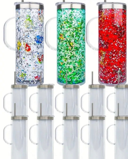 20oz Thermal Snow globe with handle