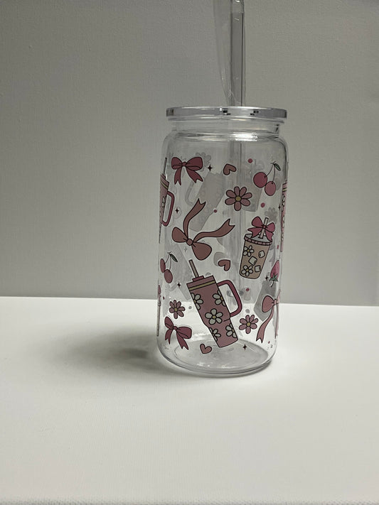 16oz Acrylic single wall tumbler pre-made