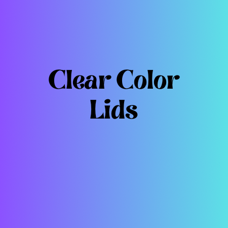 Clear Color Lids