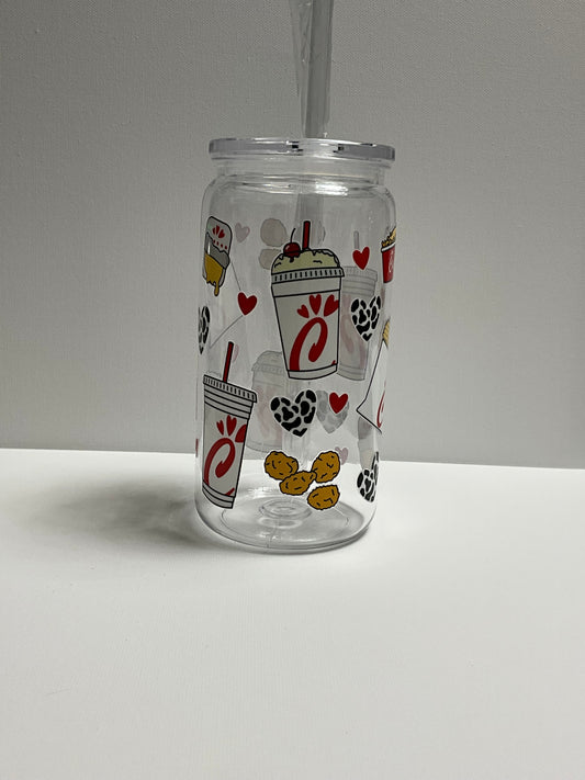 16 oz Acrylic single wall tumbler pre-made