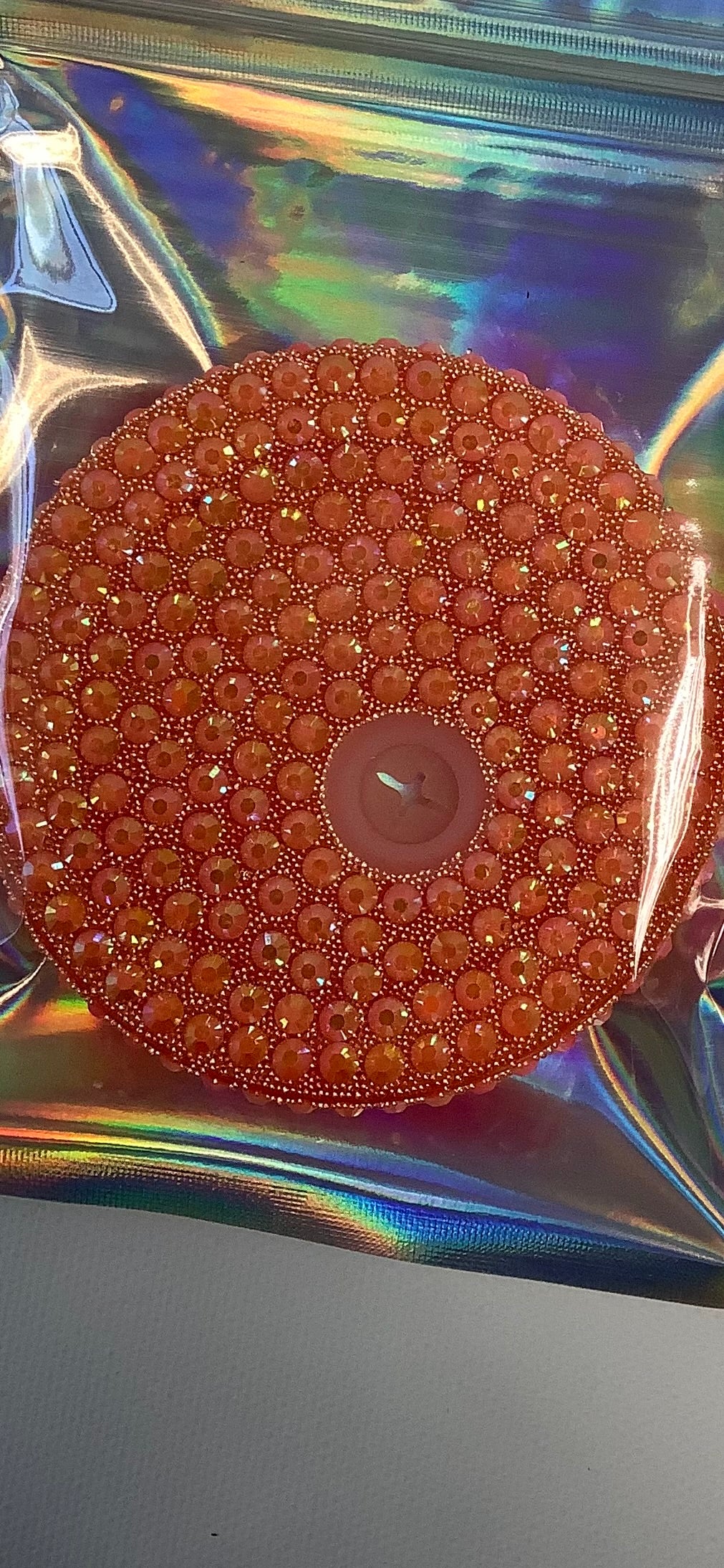 Rhinestone mixed with glitter lid 16oz & 20oz