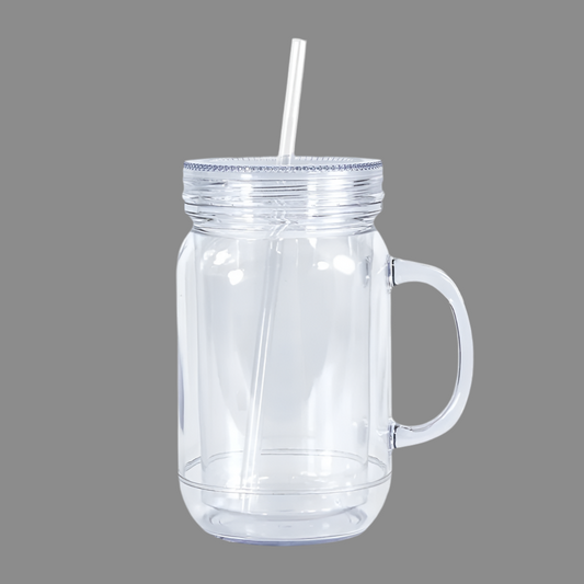 20oz Mason Jar snow globe