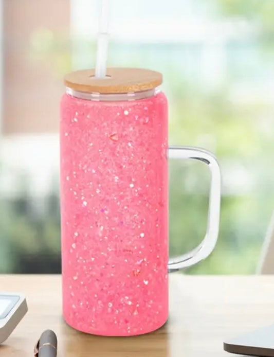 20oz Glass Snow Globe with handle