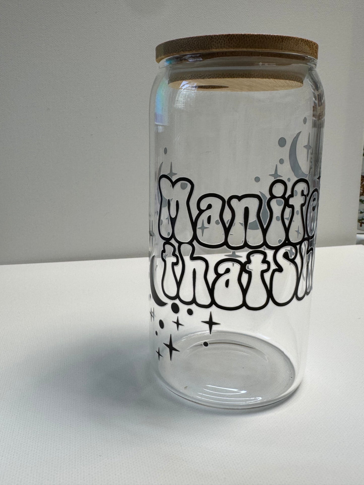 16oz Glass single wall with sassy wrap