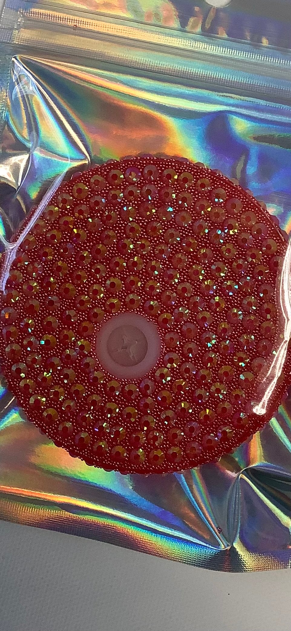 Rhinestone mixed with glitter lid 16oz & 20oz