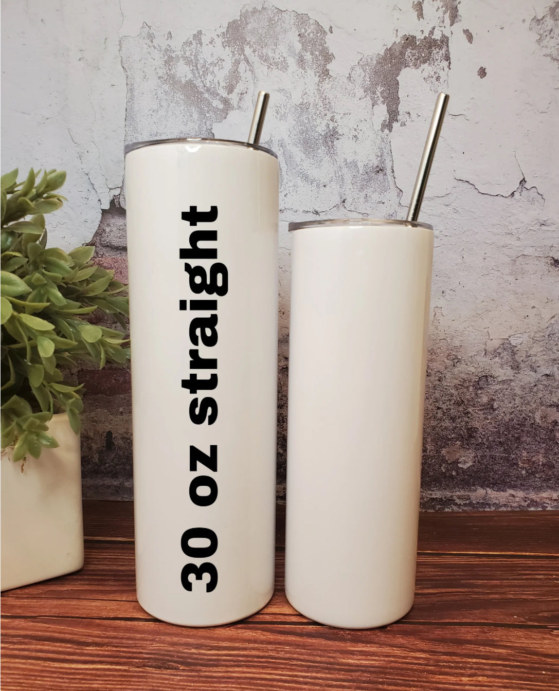 30oz Skinny Sublimation Tumbler