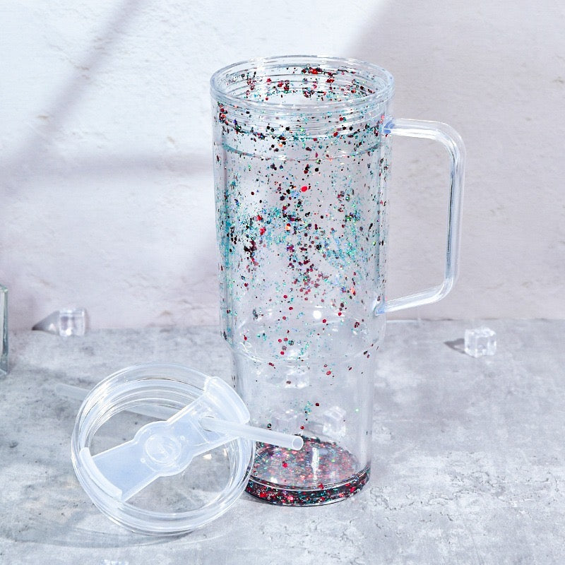 40oz Snow globe tumbler